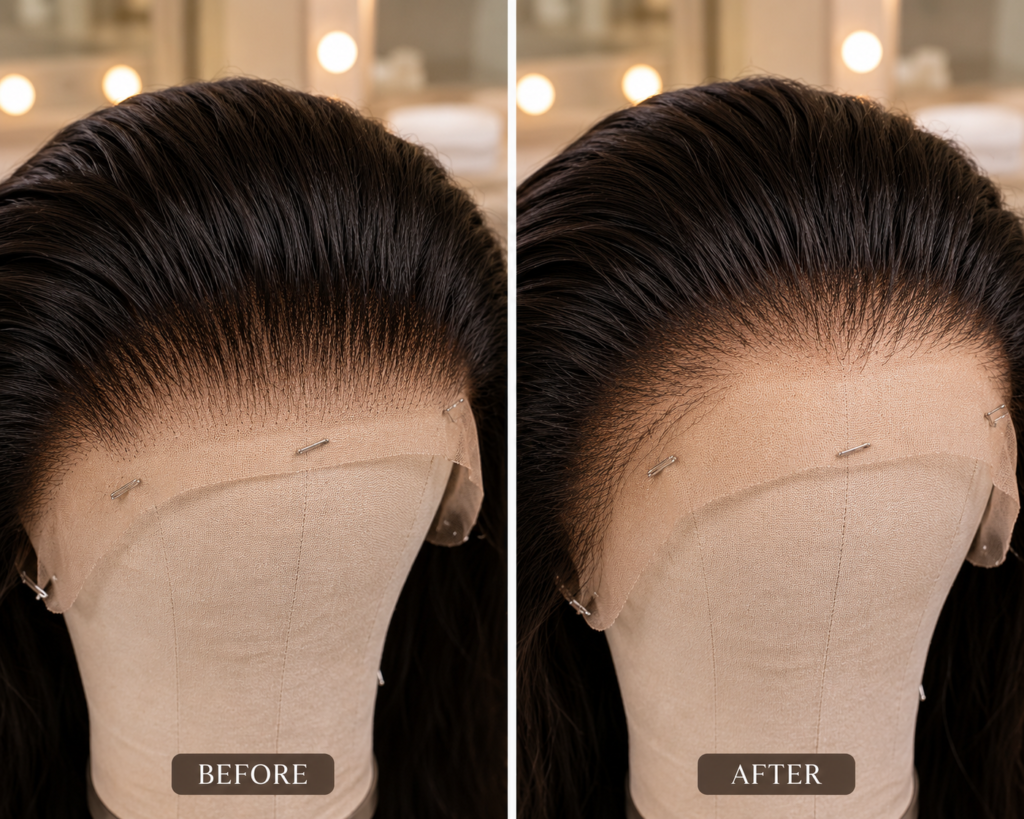 How to Pluck a Lace Wig for a Natural Hairline
