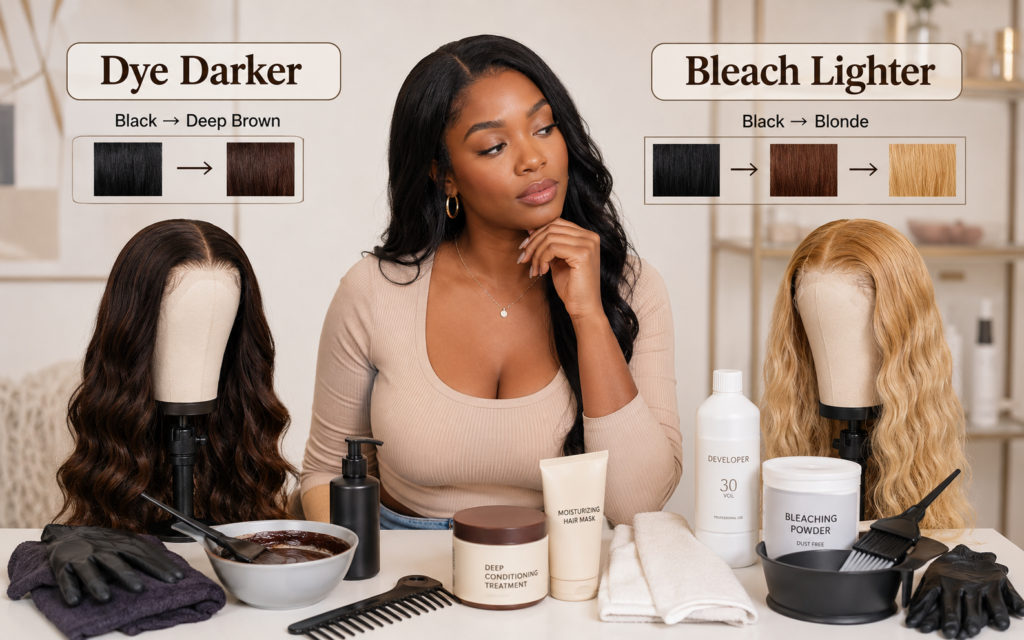 Can You Dye or Bleach a Human Hair Wig at Home? What to Know Before You Try