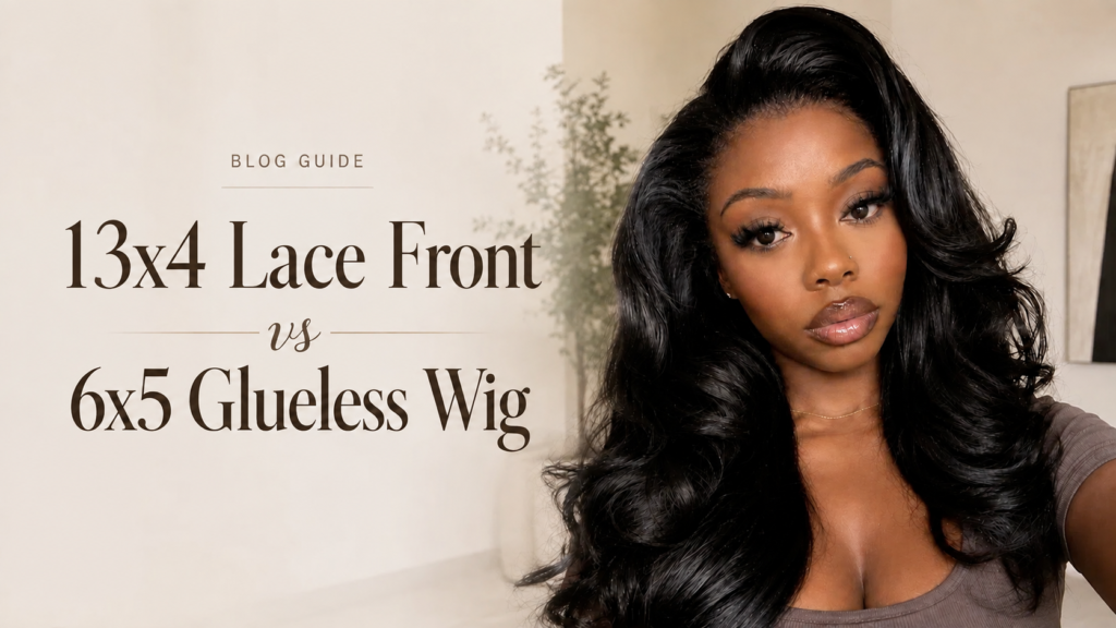 13×4 Lace Front vs 6×5 Glueless Wig: Which Gives a Better Hairline?