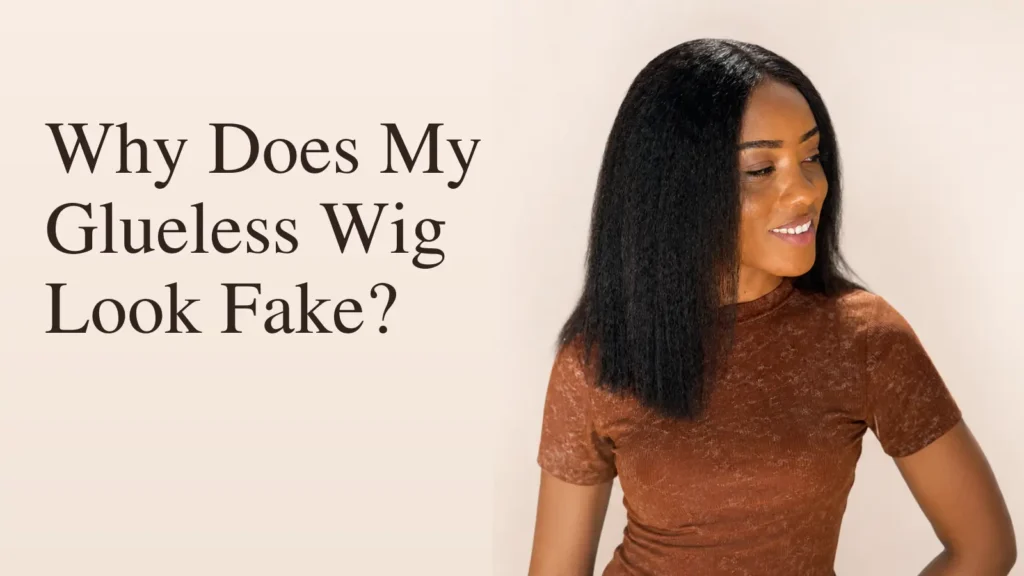 Why Does My Glueless Wig Look Fake? 9 Reasons the Lace Still Looks Noticeable