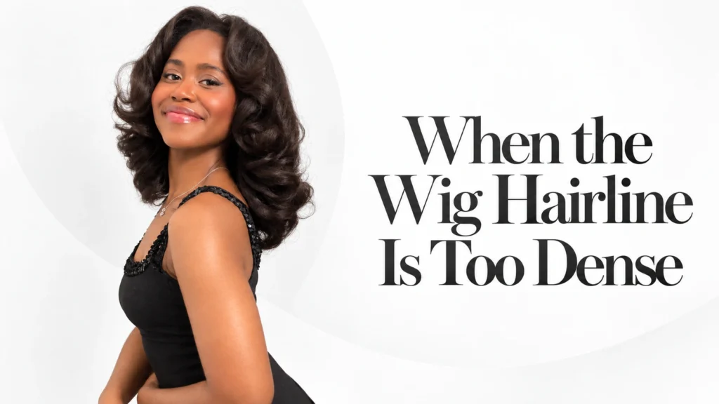 When the Wig Hairline Is Too Dense